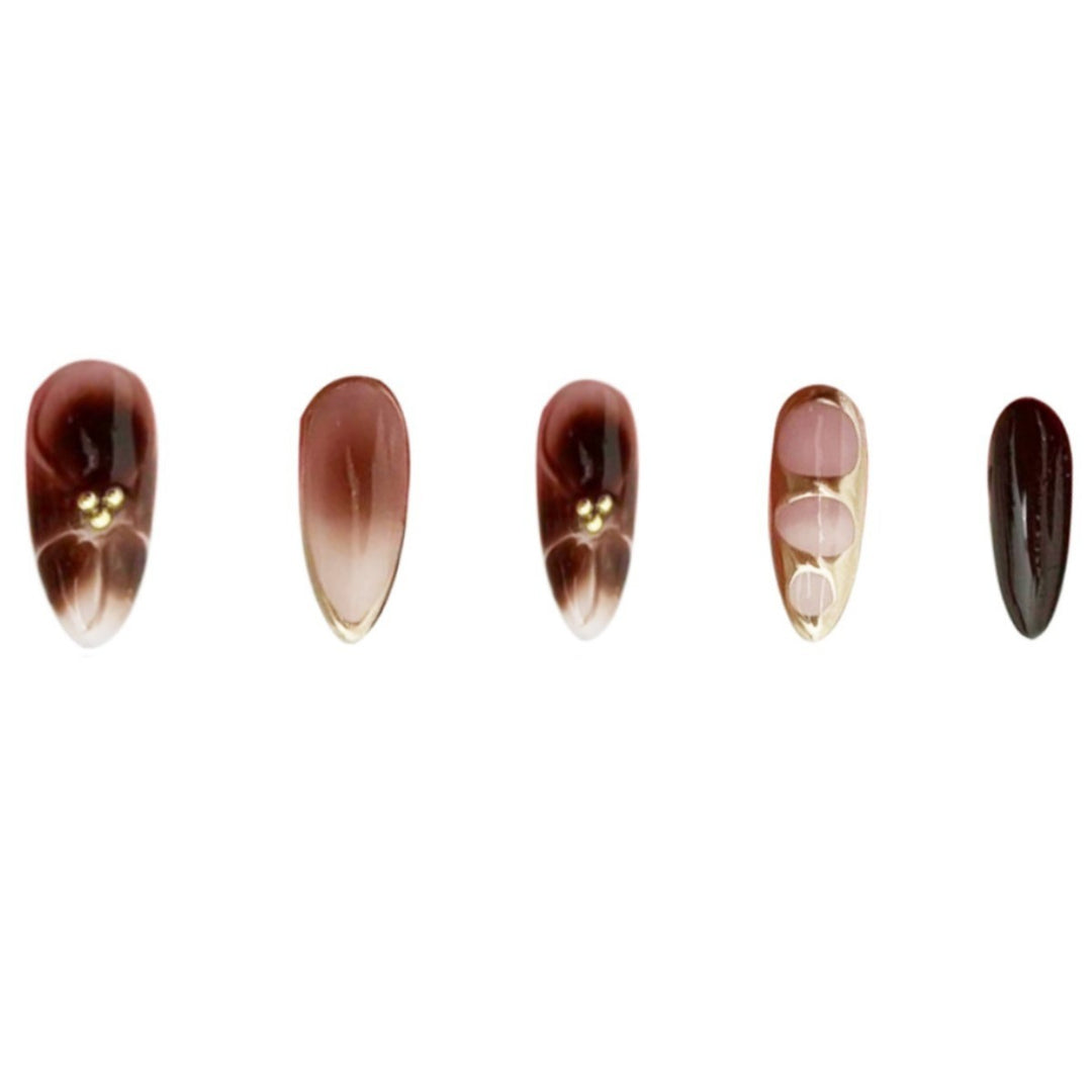 Decorative Press-On Nail Art with Unique Design Stornfield