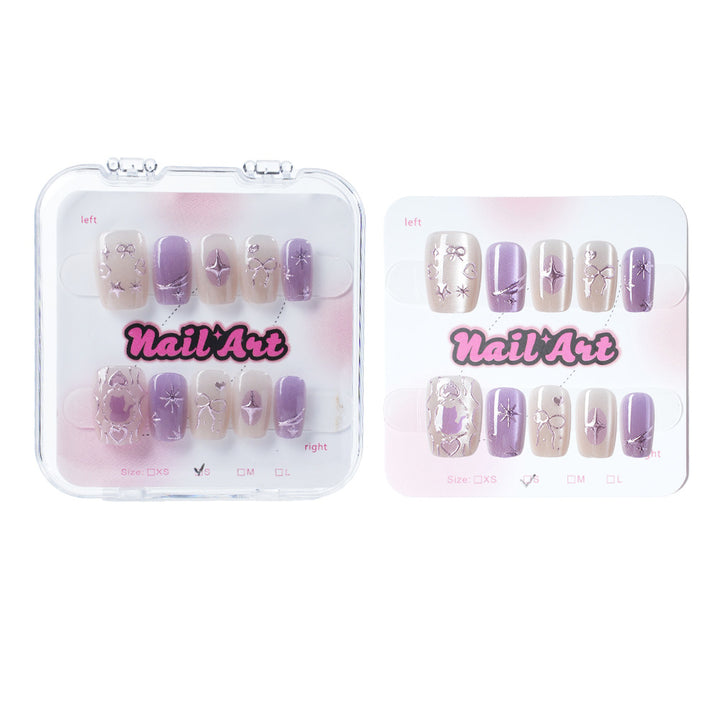 Elegant Premium Press-On Nail Art Set Stornfield