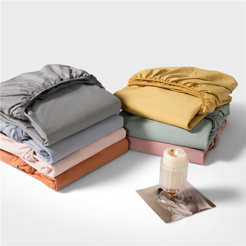 Breathable comfort fitted sheet set with extra deep pocket made of elastic modal blend and all-around elastic