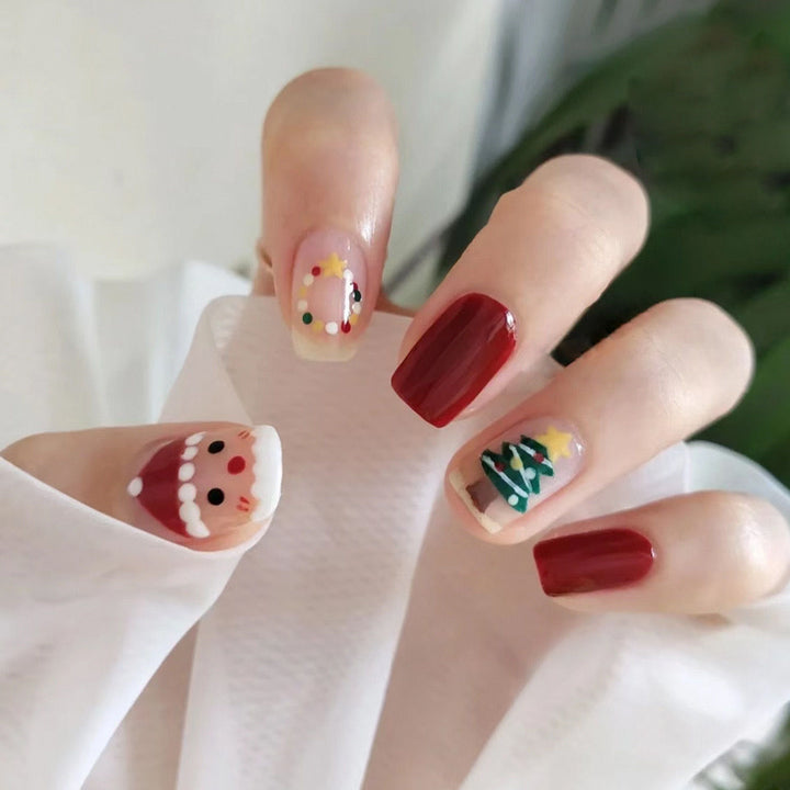 Festive Themed Press-On Nail Set Stornfield