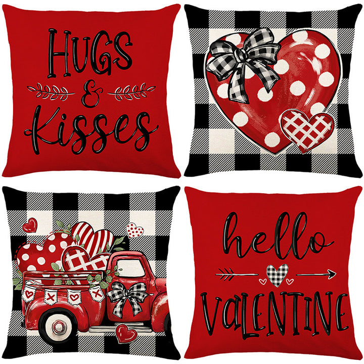 Decorative Love Message Throw Pillow