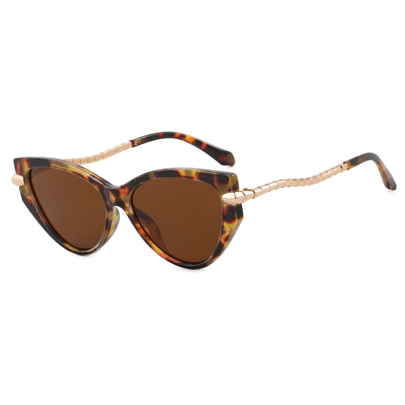 Ladies Cat-Eye Sunglasses with elegant metal frame and fashionable accents Stornfield
