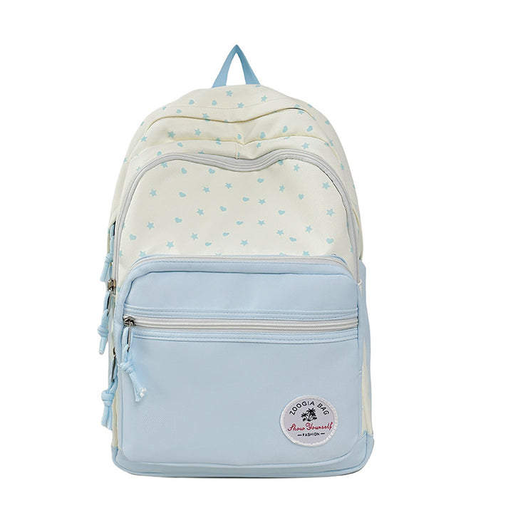 Charming Star-Patterned School Backpack Stornfield