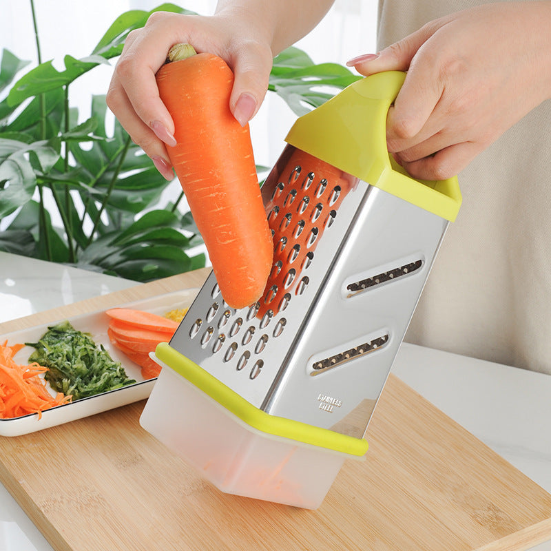Multifunctional stainless steel kitchen grater with ergonomic handle Stornfield