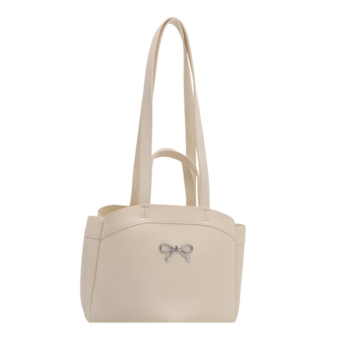 Elegant Bow Accent Handheld Tote Bag Stornfield
