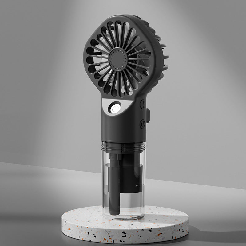 Ladies hand fan with integrated water mister Stornfield