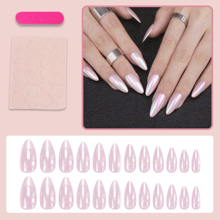 Acrylic nail set with elegant shape and shine Stornfield