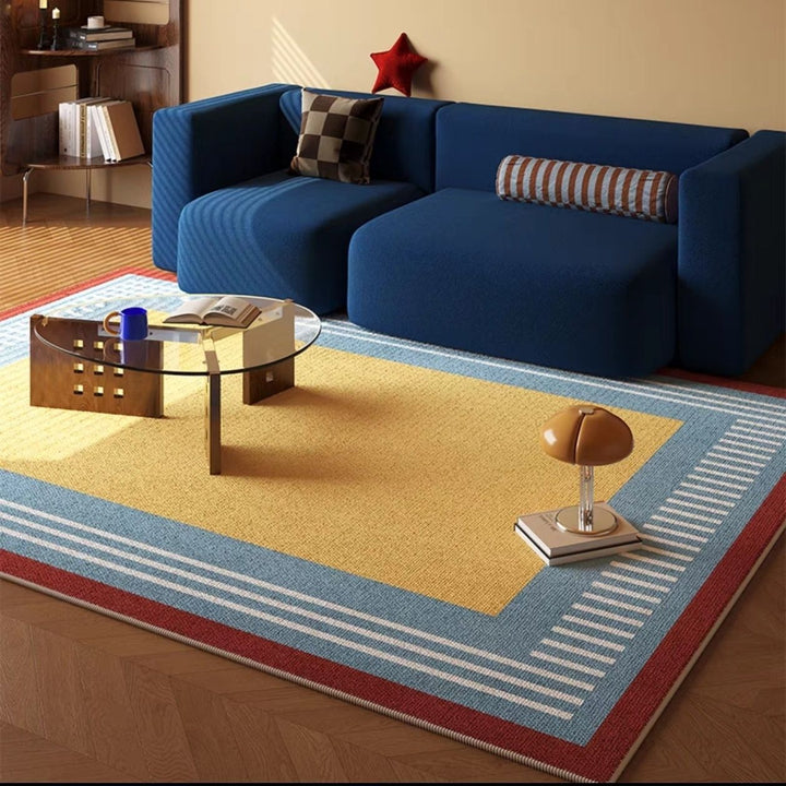 Checkered Pattern Area Rug Stornfield