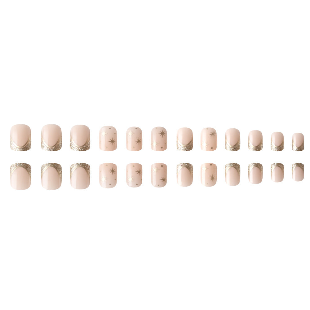 Luxurious Star-Embellished Nail Art Set Stornfield