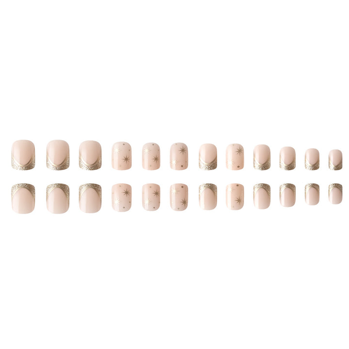Luxurious Star-Embellished Nail Art Set Stornfield