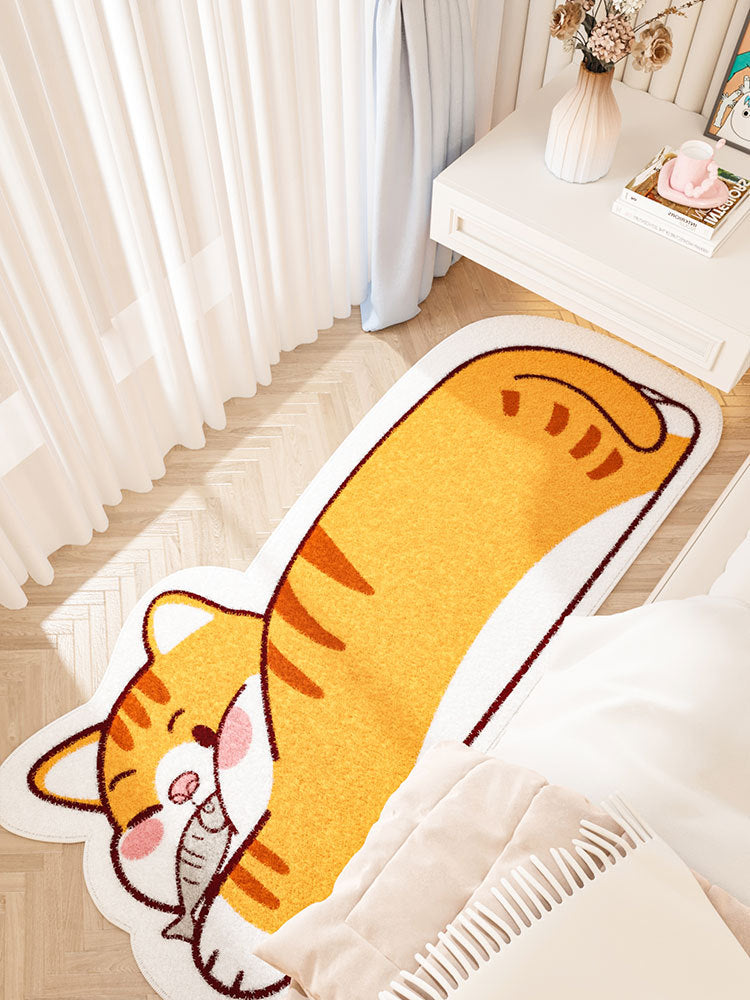 Playful Cat-Themed Accent Rug