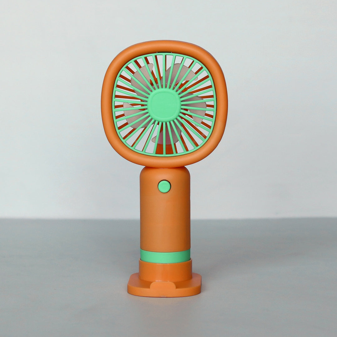 Unisex Handheld Fan with ergonomic design and practical stand function Stornfield