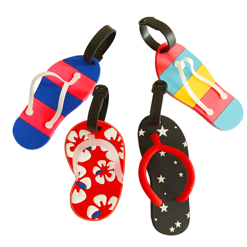 Unisex luggage tag in creative flip-flop design Bowlift