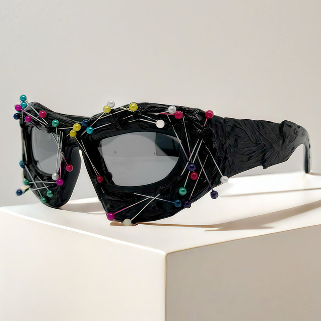 Ladies Creative Design Sunglasses with Innovative Accent Stornfield