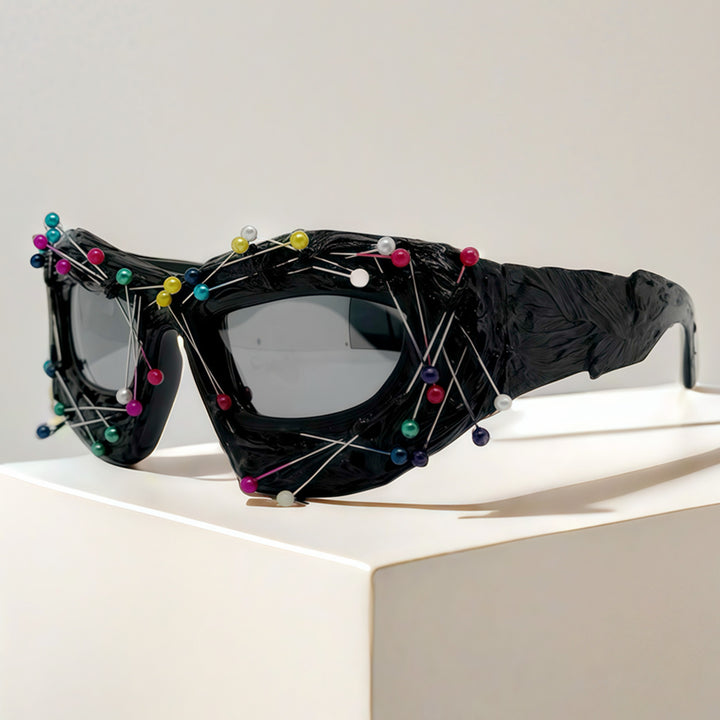 Ladies Creative Design Sunglasses with Innovative Accent Stornfield