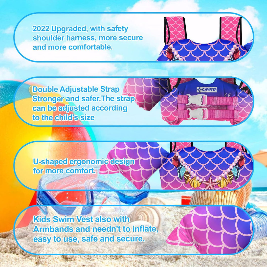 Women's swim wing system with safety belt Stornfield