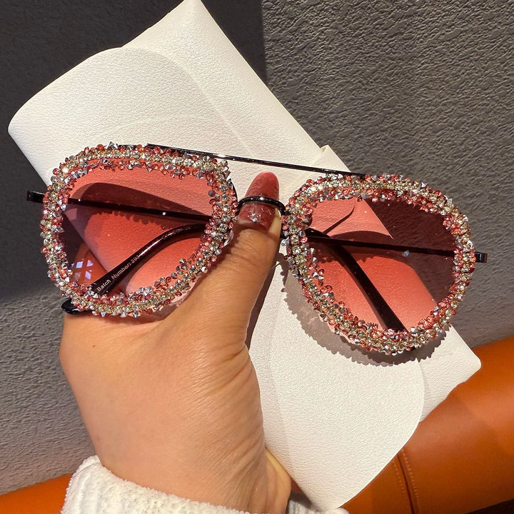 Women's sunglasses with extravagant rhinestone frame Stornfield