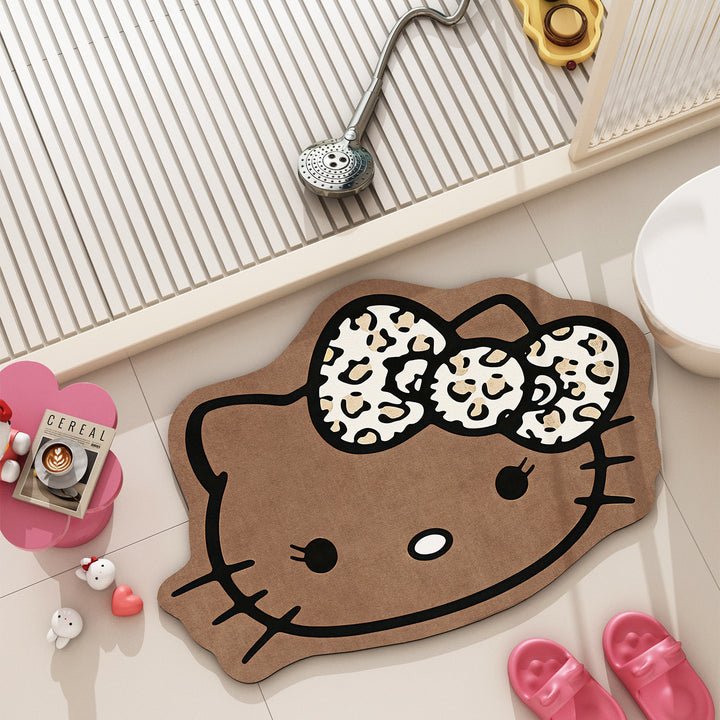 Cartoon-Themed Bath Mat