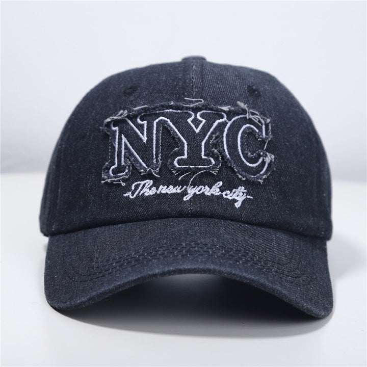 Women's Distressed Denim Baseball Cap Stornfield 1784084140