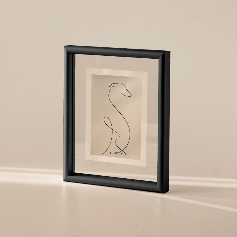 Heart-Shaped Botanical Illustration Frame for Home