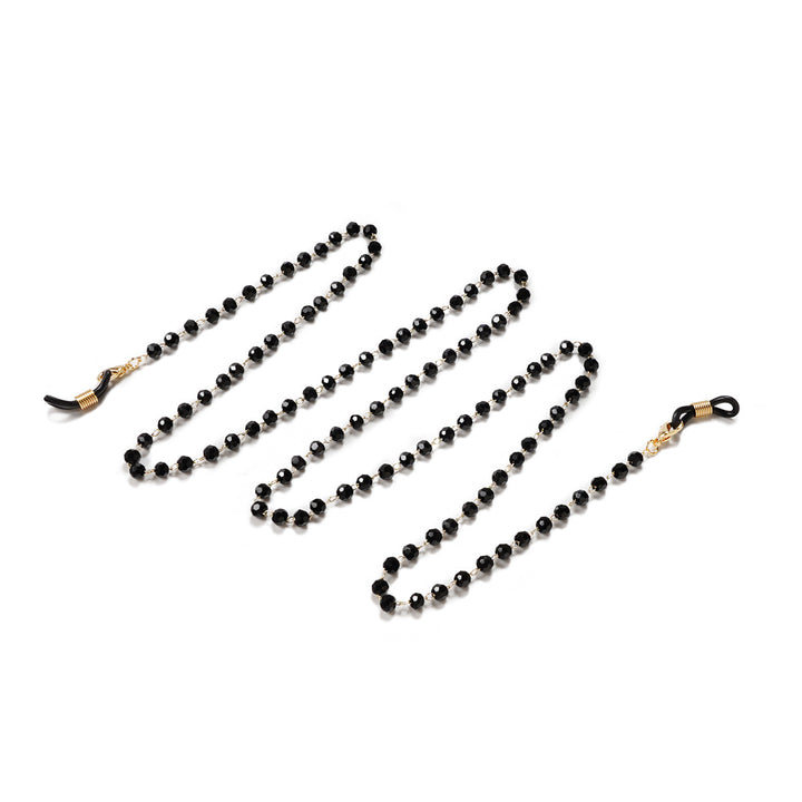 Pearl glasses chain with crystalline shine Stornfield