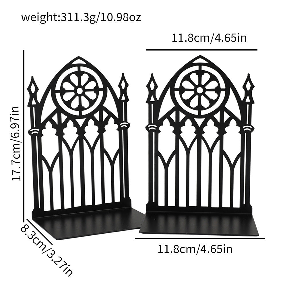 Decorative Gothic Arch Bookends