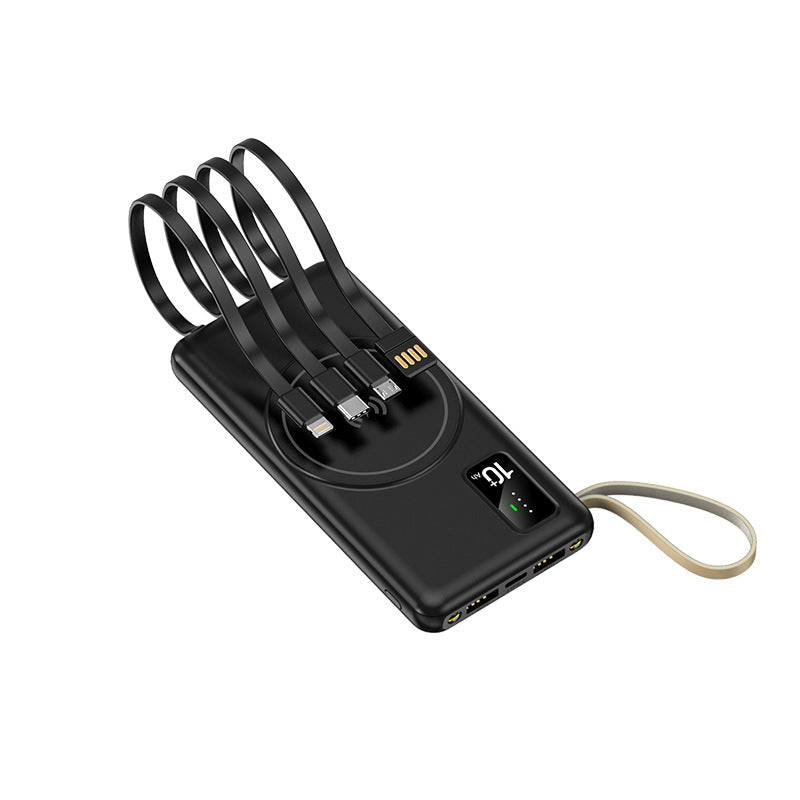 Portable Qi-Charging Power Bank with Multifunctional USB Ports Stornfield