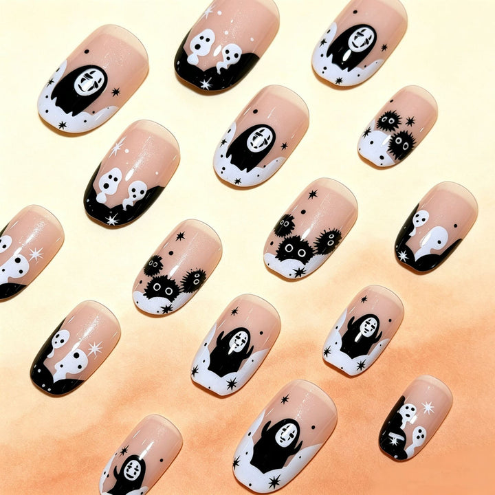 Halloween-Themed Fun Press-On Nail Art Stornfield