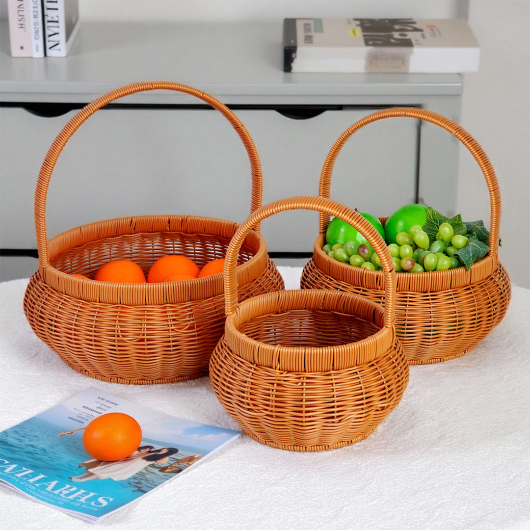 Handcrafted Woven Picnic Basket Stornfield