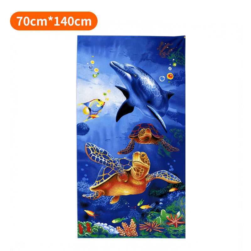 Beach towel with maritime anchor design Stornfield