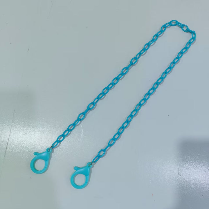 Fashionable Glasses Holder Chain Made of Transparent Material Stornfield