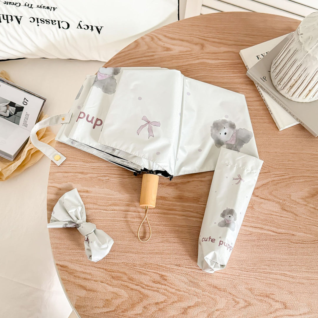 Women's Foldable Umbrella with Cute Animal Design Stornfield