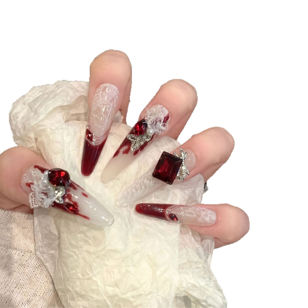 Elegant Decorative Press-On Nail Art Set Stornfield