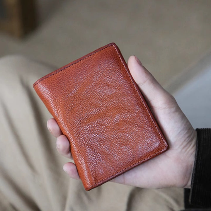Premium Textured Leather Card Holder Stornfield
