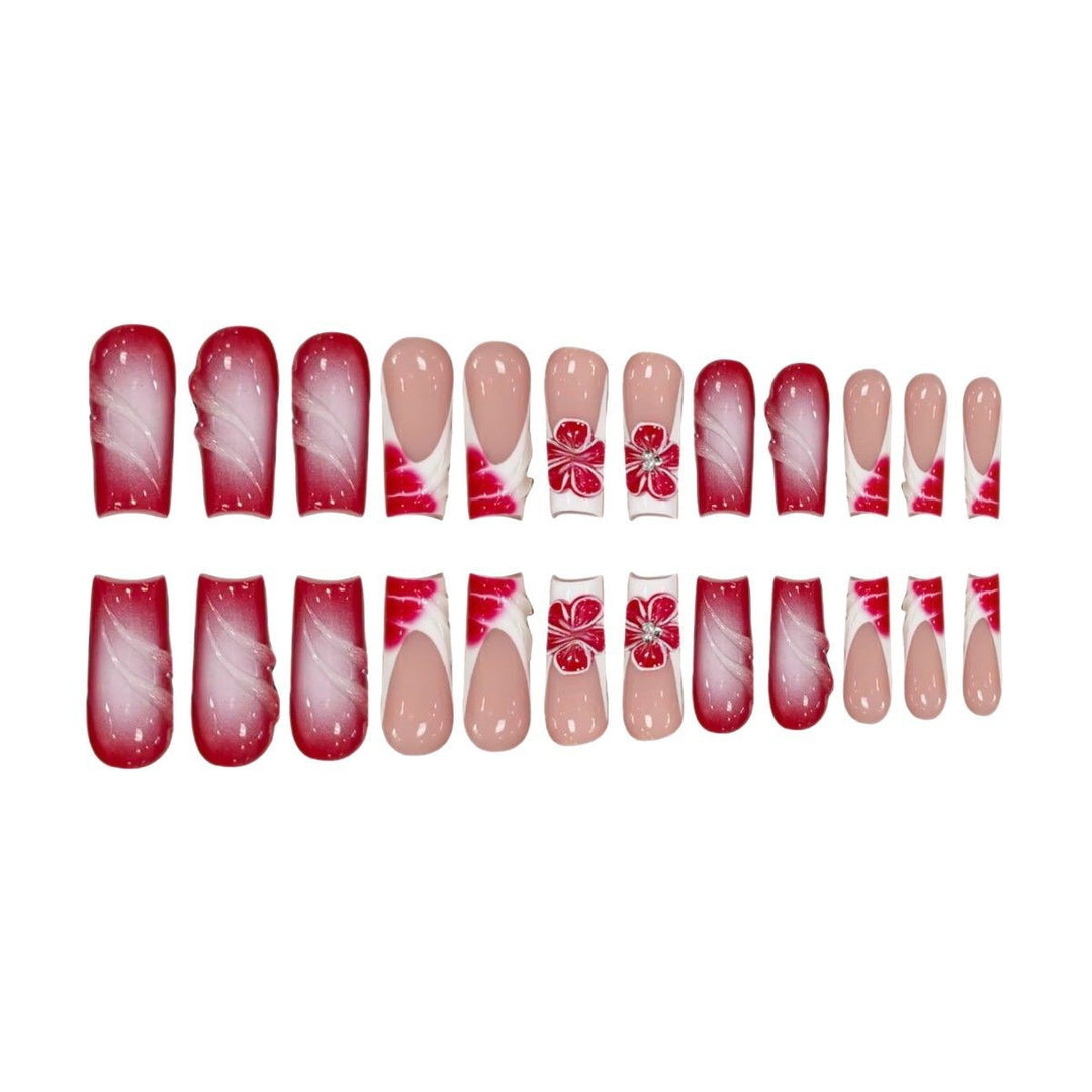 Floral Accent Nail Art Extensions Stornfield