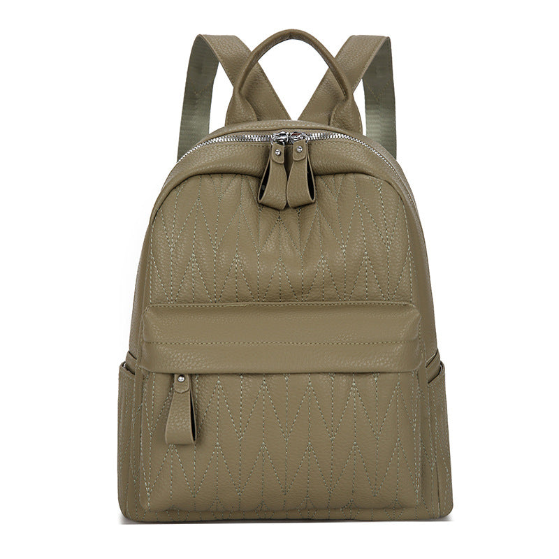 Quilted Leather Backpack Stornfield