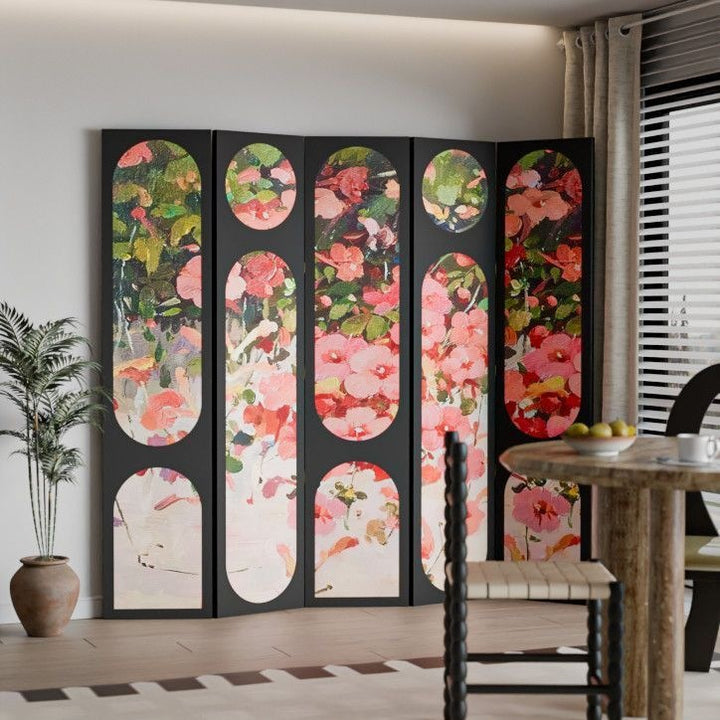 Artistic Floral Room Divider Stornfield