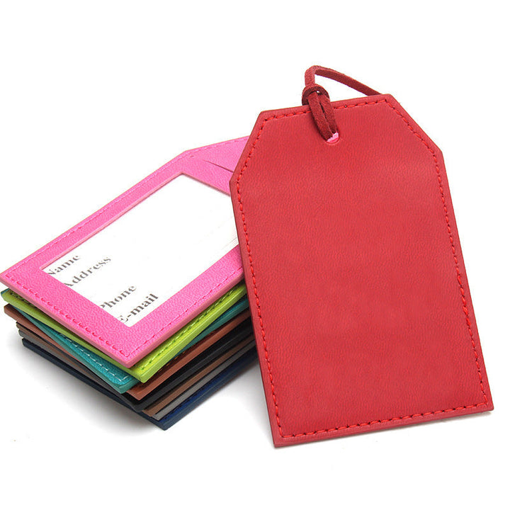 Premium Leather Travel Luggage Tag Stornfield