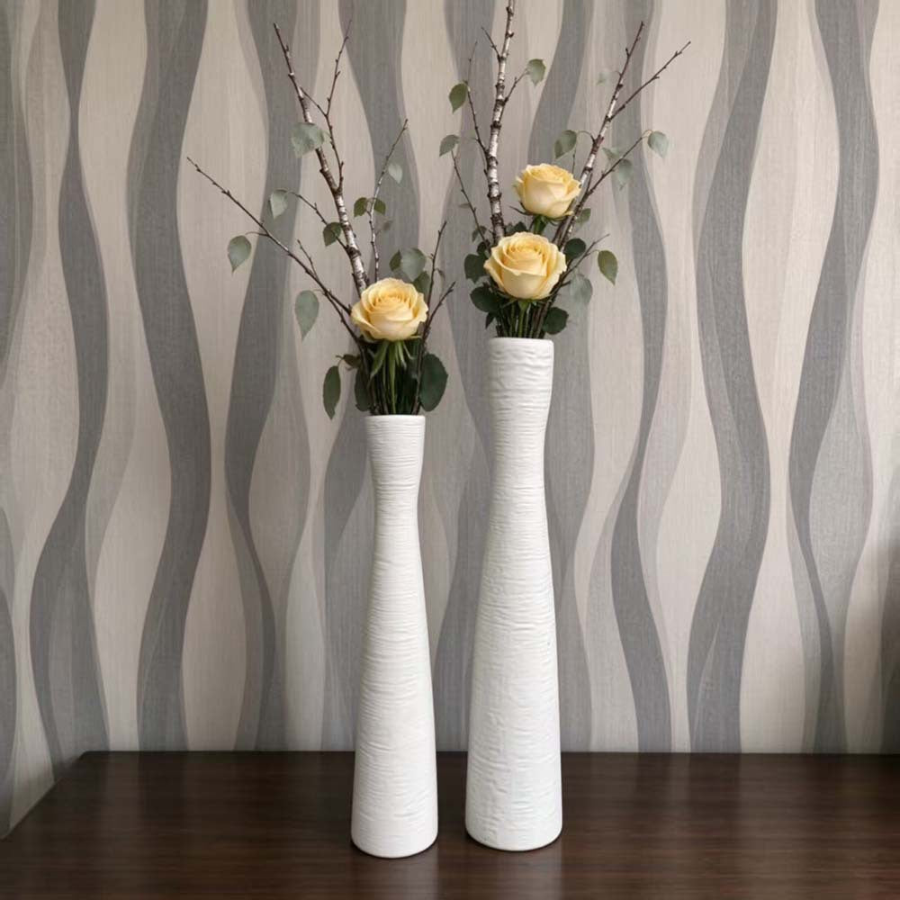 Modern Textured Ceramic Flower Vase Stornfeild