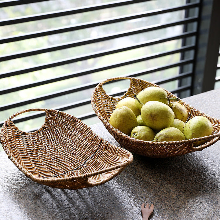 Decorative Handwoven Serving Tray Stornfield