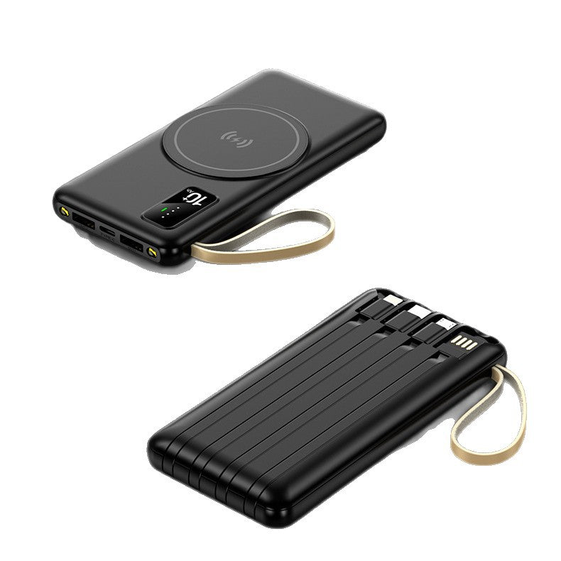 Wireless power bank with innovative induction charging and digital charging display Stornfield