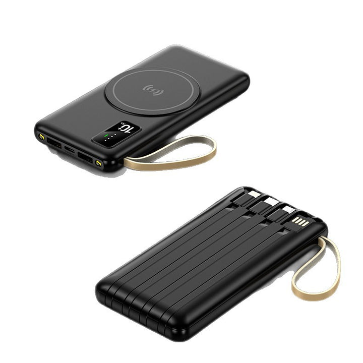 Wireless power bank with innovative induction charging and digital charging display Stornfield