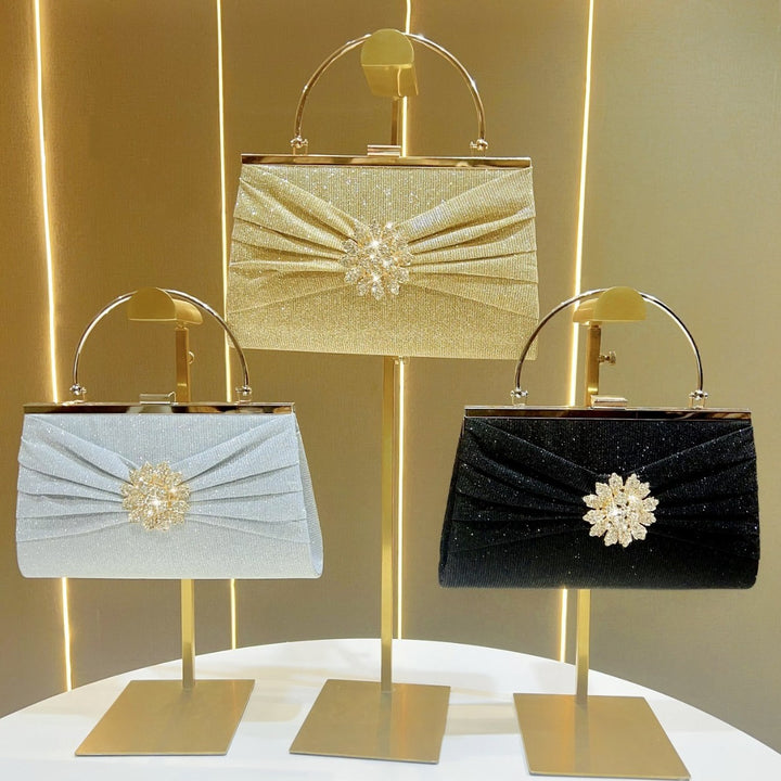 Glamorous Metallic Evening Handbag
