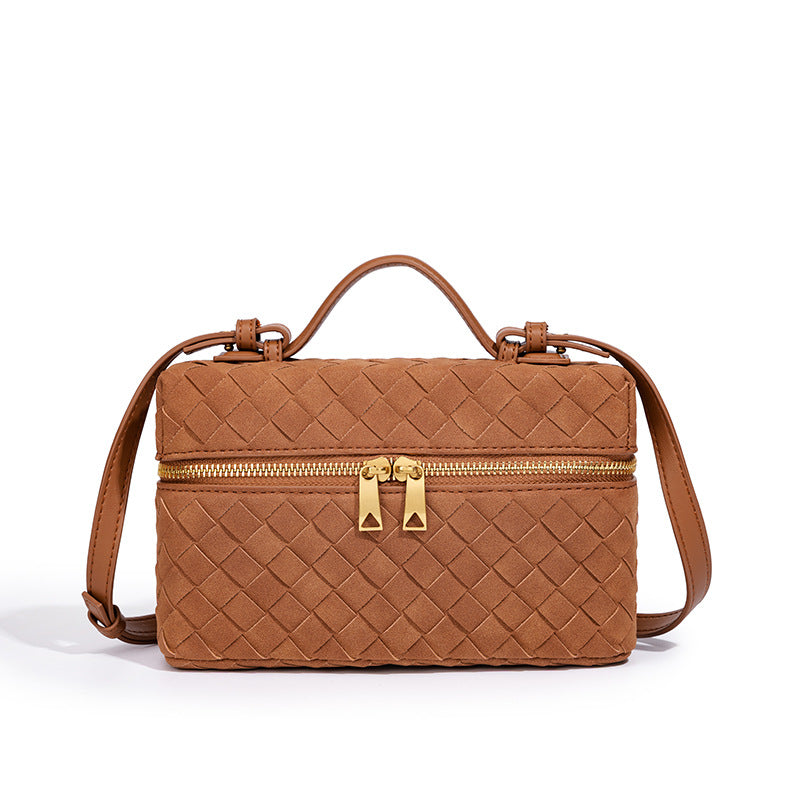 Handcrafted Textured Leather Crossbody Bag Stornfield