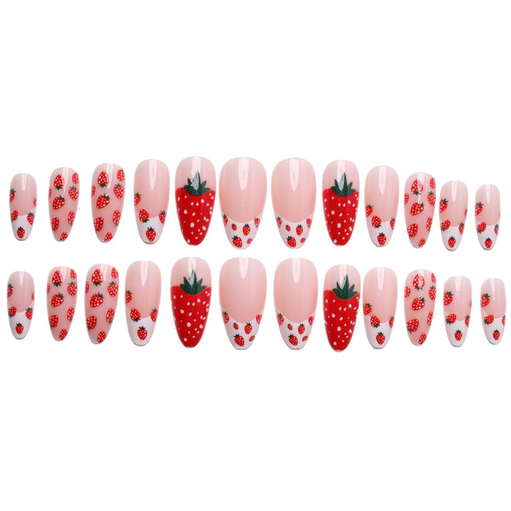 Artificial nails with strawberry design Stornfield