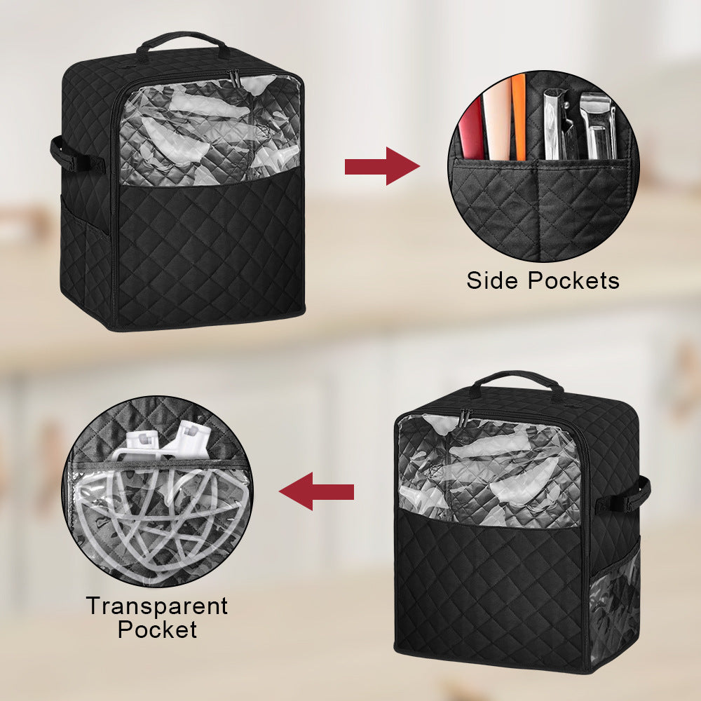 Women's shoe transport bag with transparent window and padded interior Stornfield