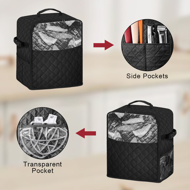 Women's shoe transport bag with transparent window and padded interior Stornfield