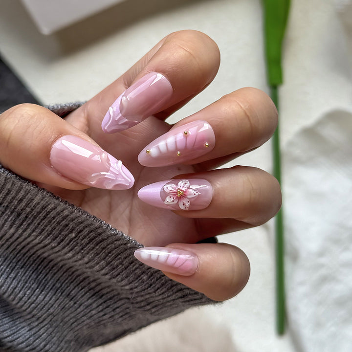 Floral Art Press-On Nail Set Stornfield