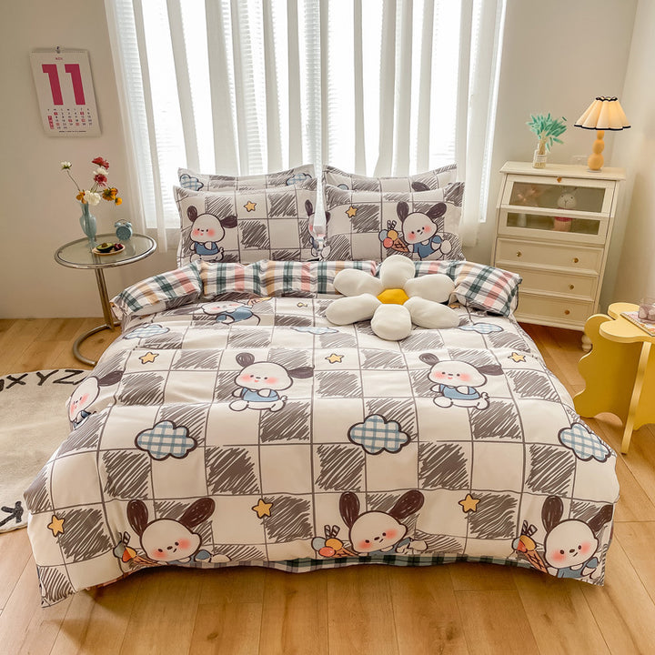 Modern Graphic Print Bedding Set