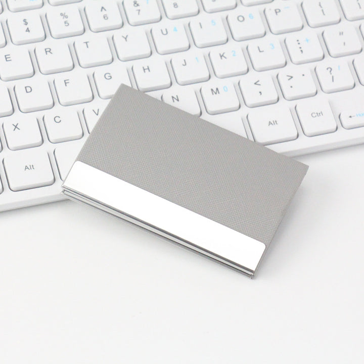 Elegant Textured Business Card Holder